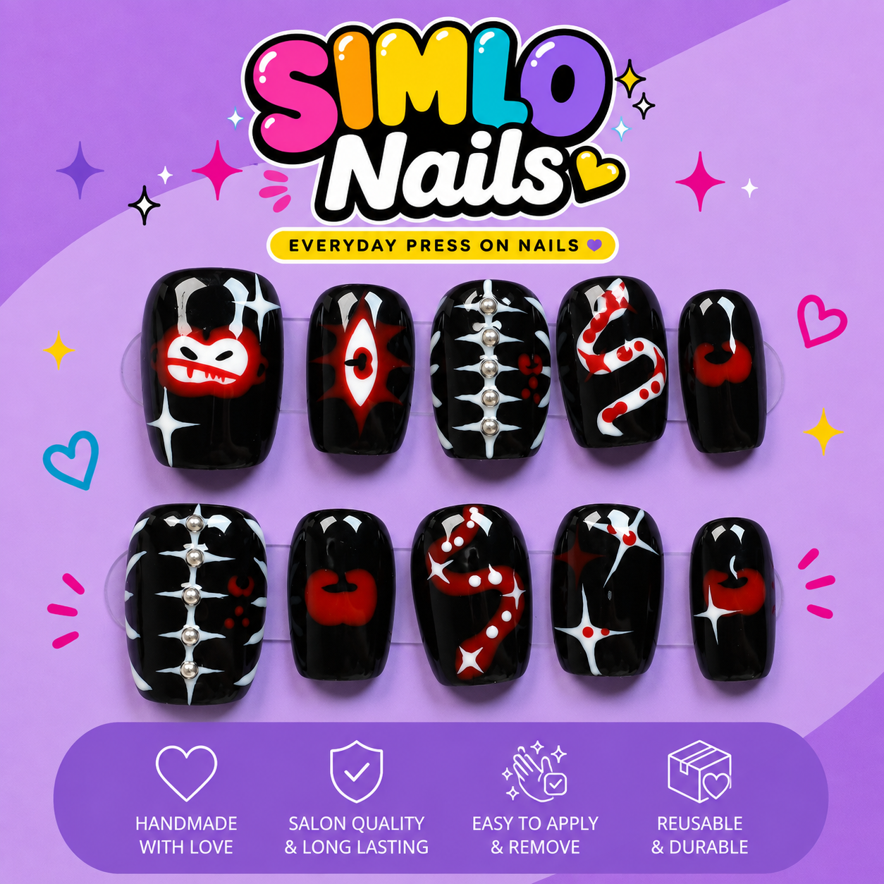 Extra Short Square Press On Nails