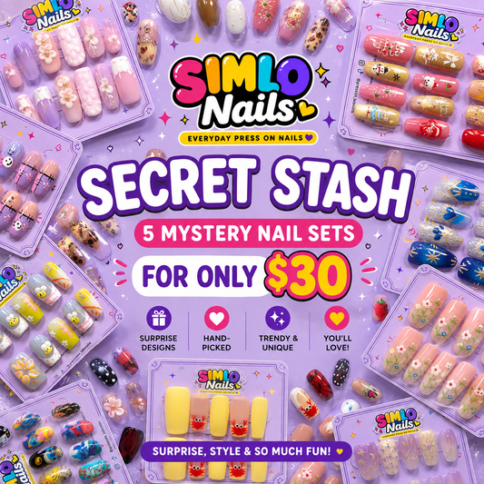 Simlo Secret Stash | 5 Mystery Nail Sets