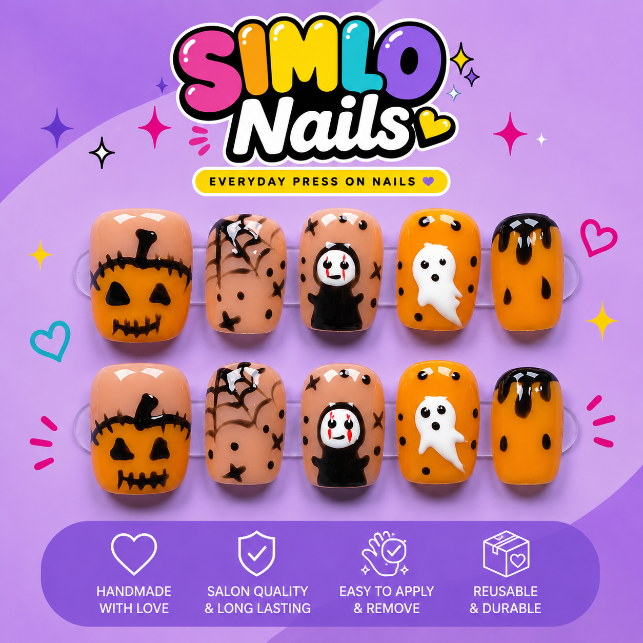 Extra Short Square Press On Nails