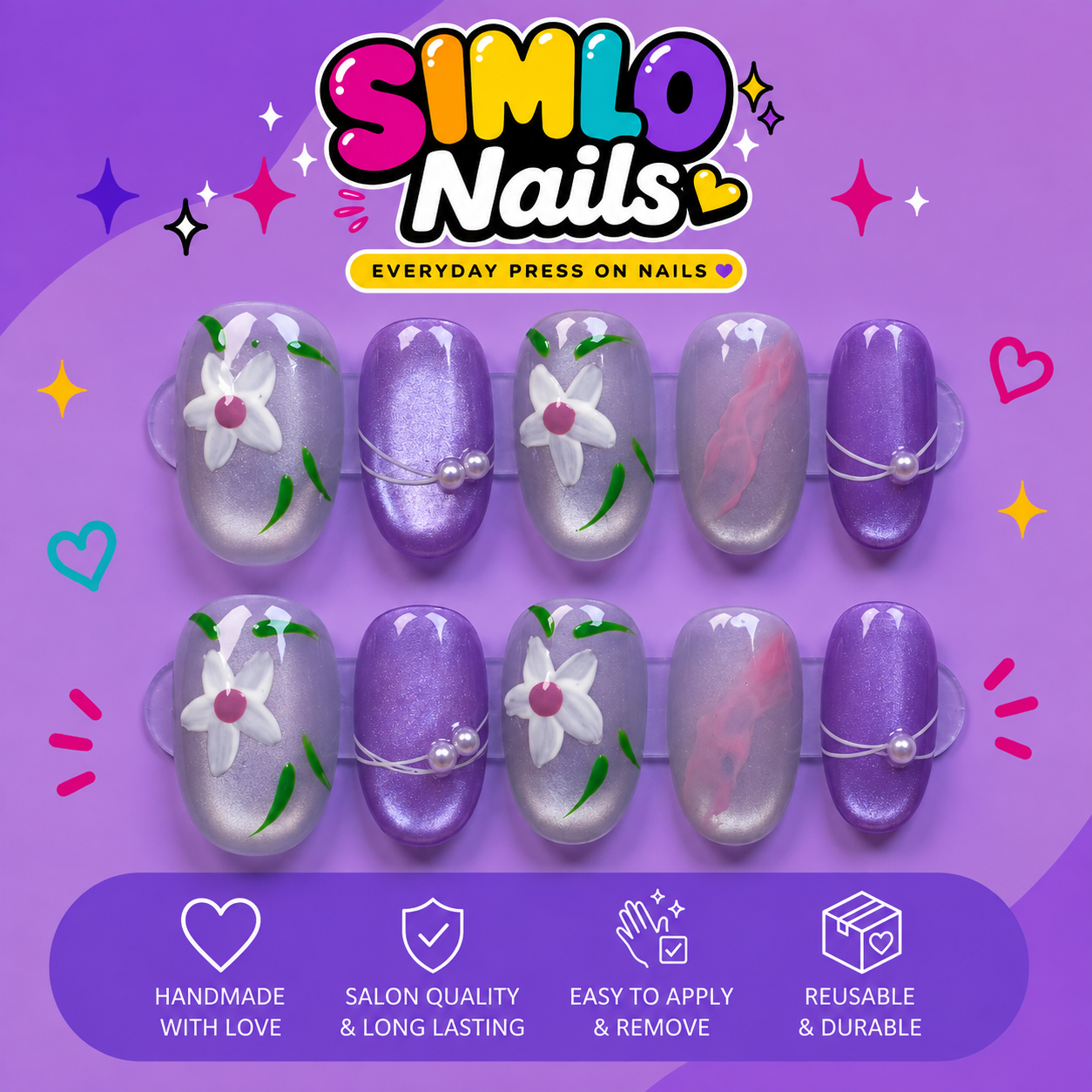 Short Oval Press On Nails